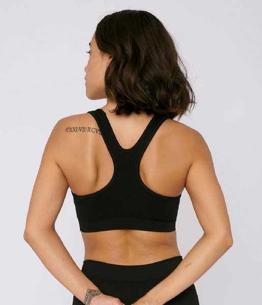 Organic Basics Top SilverTech Active Workout Bra black Organic Basics Top SilverTech Active Workout Bra black