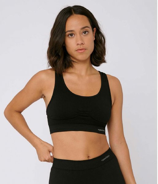 Organic Basics Top SilverTech Active Workout Bra black Organic Basics Top SilverTech Active Workout Bra black