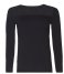 Oroblu  Perfect Line T-Shirt Round Neck Long Sleeves Black (9999)