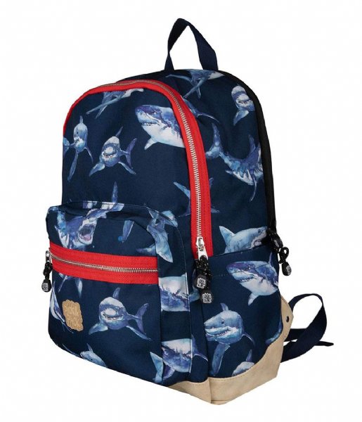 Pick & Pack  Shark Backpack L 15 Inch Navy