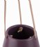Present Time  Hanging pot Skittle small matt Dark Purple (PT2845PU)