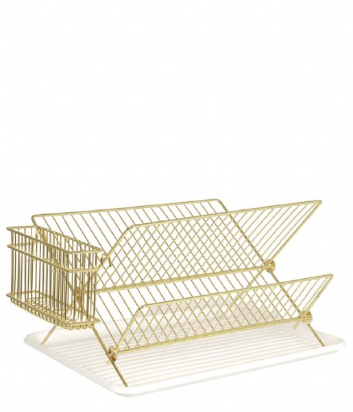 Present Time  Dish rack Gold colored (PT3116GD)