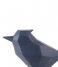 Present Time  Statue bird large polyresin Dark BLue (PT3336BL)