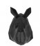 Present TimeWall hanger Origami Rhino polyresin matt Black (PT3436BK)