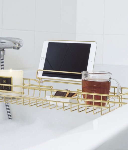 Present Time  Bath tub caddy iron gold plated Gold plated (PT3473GD)