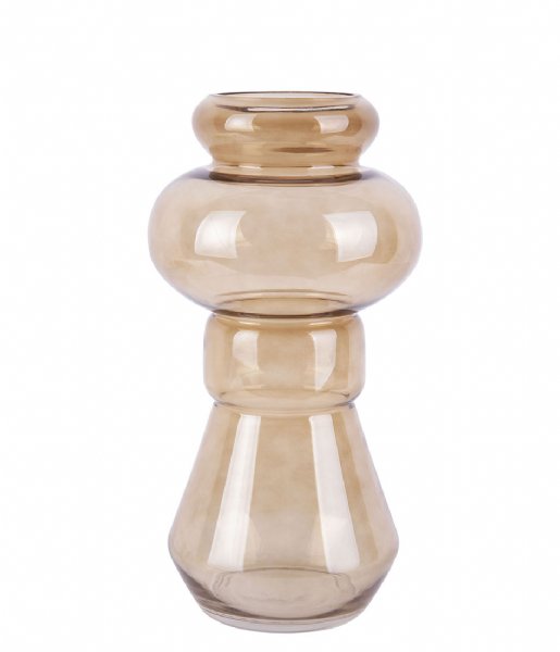 Present Time  Vase Morgana Glass Medium Honey Brown (PT3546HB)