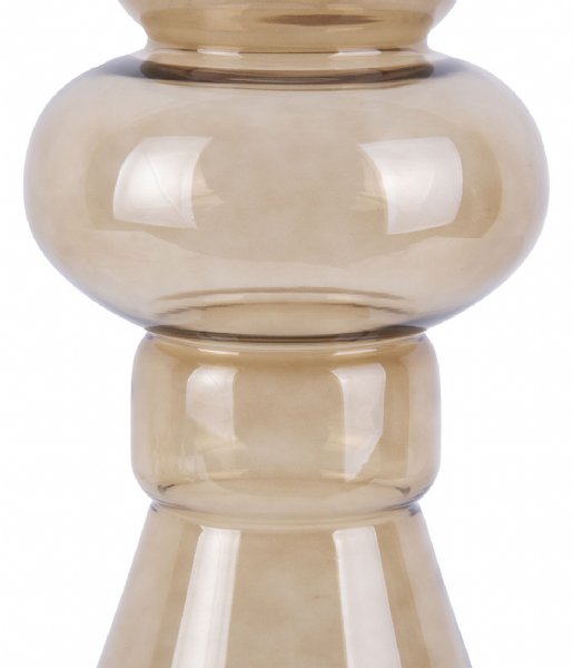 Present Time  Vase Morgana glass large Honey Brown (PT3547HB)