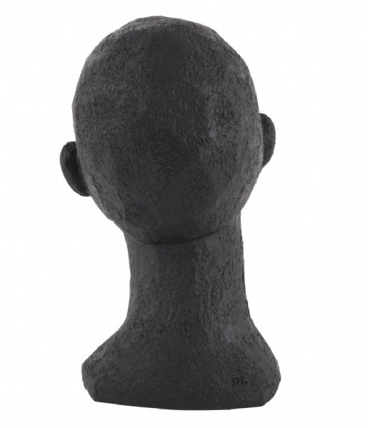 Present Time  Statue Face Art  polyresin Black (PT3558BK)