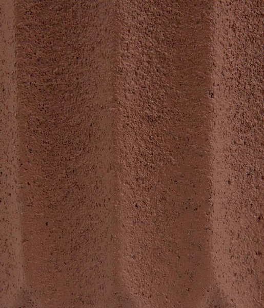 Present Time  Plant pot Stripes cement large clay brown (PT3600BR)