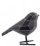 Present Time  Statue bird small polyresin Black white stripes (PT3609BK)