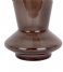 Present Time  Vase Glow glass dark Cholocate Brown (PT3617BR)