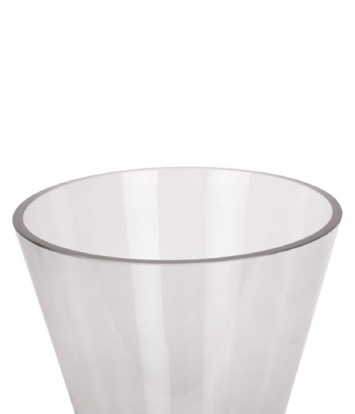 Present Time  Vase Glow glass large Dark Grey (PT3619GY)