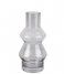Present Time  Vase Blush Glass Medium Dark Grey (PT3623GY)