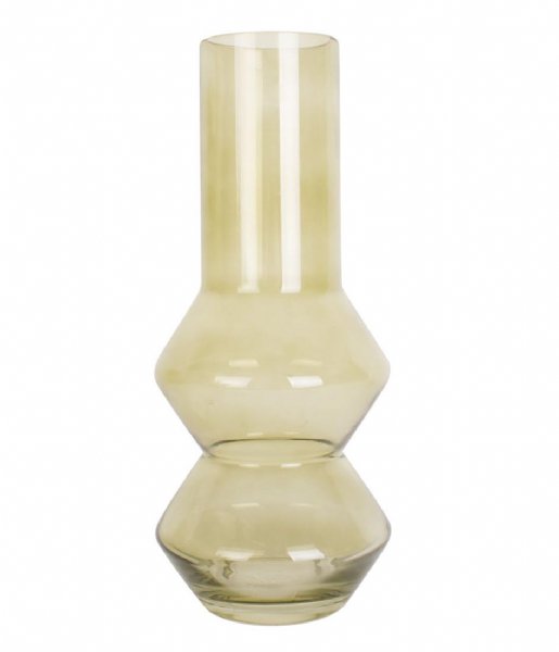 Present Time  Vase Blush glass large Moss Green (PT3624MG)