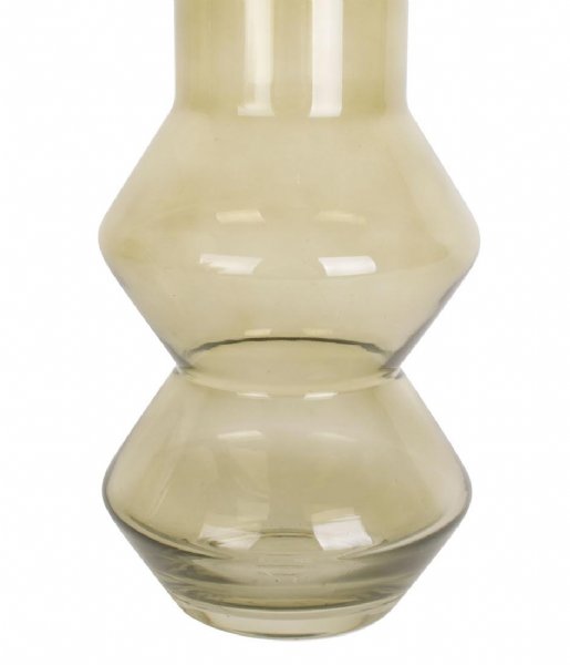 Present Time  Vase Blush glass large Moss Green (PT3624MG)