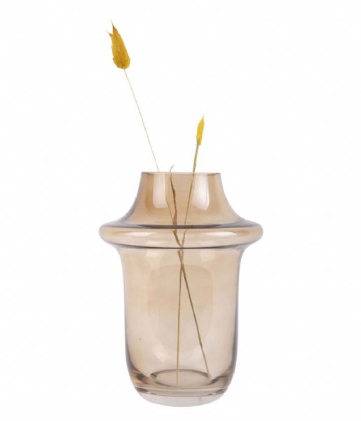 Present Time  Vase Prestige glass Sand browm (PT3626SB)