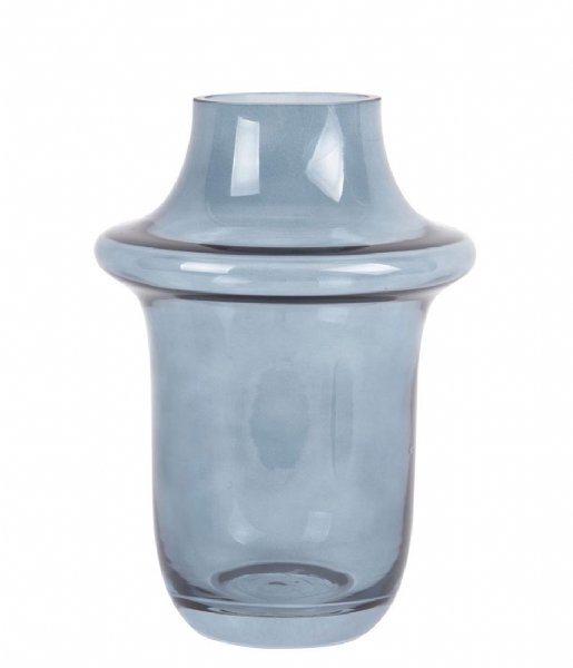 Present Time  Vase Prestige glass large Dark blue (PT3627BL)
