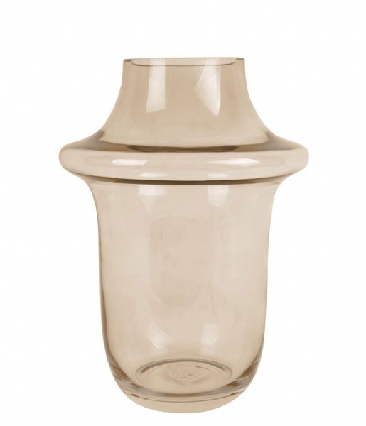 Present Time  Vase Prestige glass large Sand brown (PT3627SB)