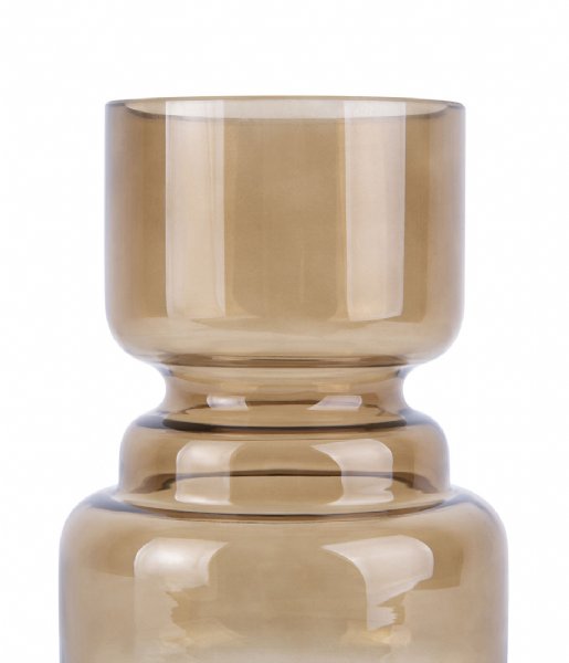 Present Time  Vase Courtly Glass Medium Honey Brown (PT3628HB)