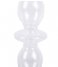 Present Time Świecznik Candle holder Glass Art bubbles Medium Clear (PT3637CL)