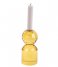 Present Time Świecznik Candle holder Crystal Art large Ball Yellow (PT3643YE)