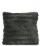 Present Time Poduszkę dekoracyjne Cushion Stitched Bars Faux Fur Green (PT3664)