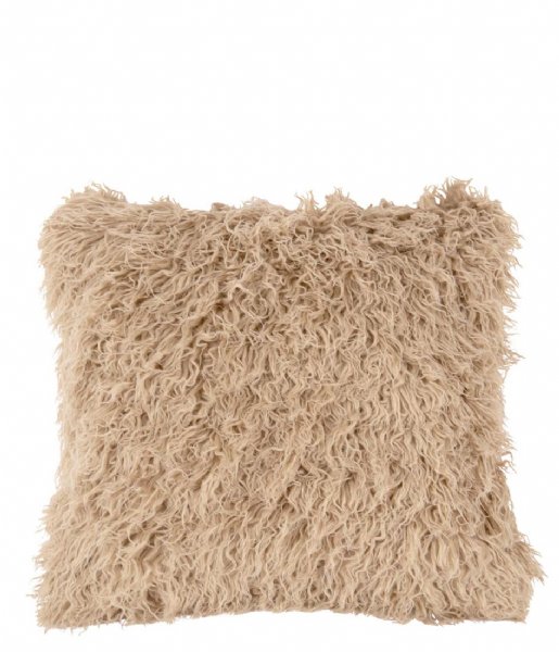 Present Time Poduszkę dekoracyjne Cushion Cuddly Faux Fur Sand Brown (PT3667)