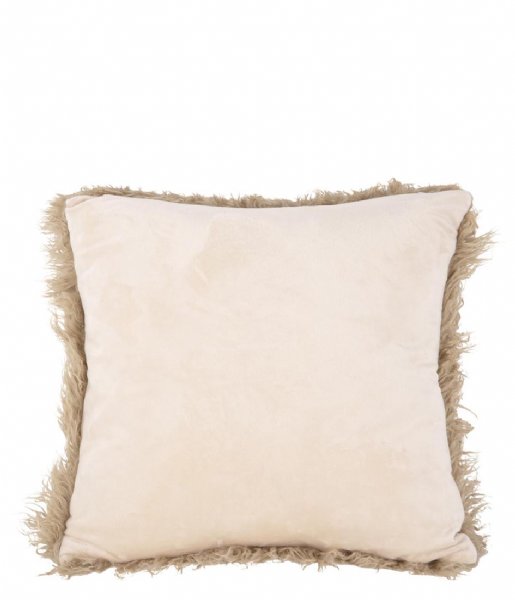 Present Time Poduszkę dekoracyjne Cushion Cuddly Faux Fur Sand Brown (PT3667)