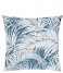 Present Time Poduszkę dekoracyjne Cushion Jacquard Leaves Dark Blue (PT3671)