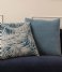 Present Time Poduszkę dekoracyjne Cushion Jacquard Leaves Dark Blue (PT3671)