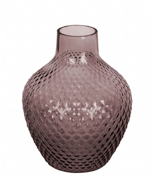 Present Time  Vase Delight glass Cholocate Brown (PT3691BR)