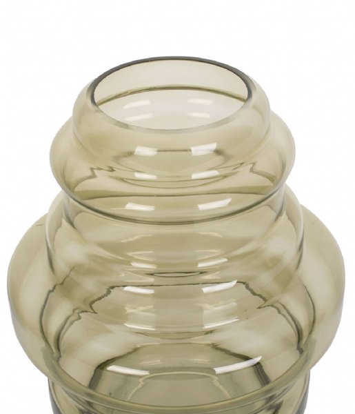 Present Time  Vase Distinct glass Moss Green (PT3722MG)