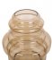 Present Time  Vase Distinct glass Sand Brown (PT3722SB)