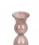 Present Time Świecznik Candle holder Swirl glass Cholocate Brown (PT3729BR)