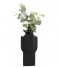Present Time  Vase Layer Art ceramic rectangles Black (PT3771BK)