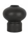 Present Time  Vase Eminent sphere ceramic Black (PT3778BK)