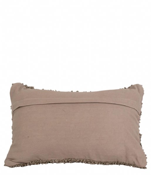 Present Time Poduszkę dekoracyjne Cushion Purity cotton Taupe Brown