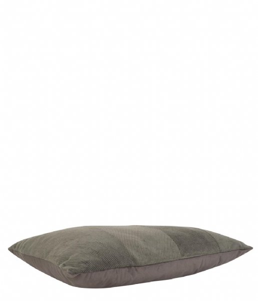 Present Time Poduszkę dekoracyjne Cushion Ribbed velvet Moss Green (PT3791GR)