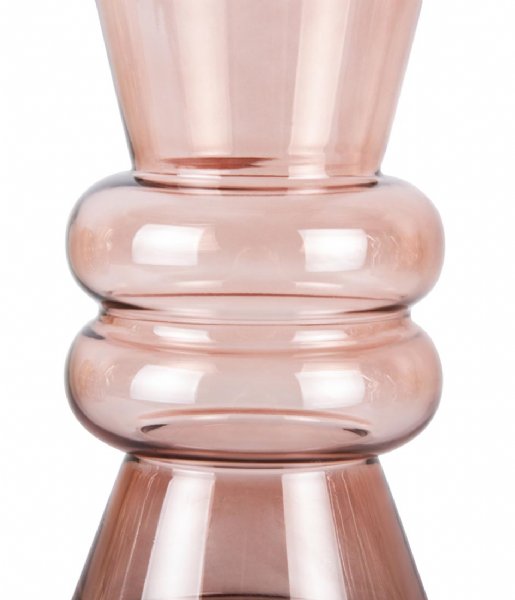 Present Time  Vase Flare glass large Faded Pink (PT3872PI)