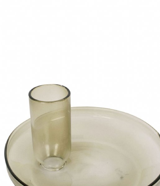 Present Time Świecznik Candle holder Tub glass Moss Green (PT3724MG)