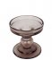 Present Time Świecznik Candle holder Glass Art glass Cholocate Brown (PT3731BR)