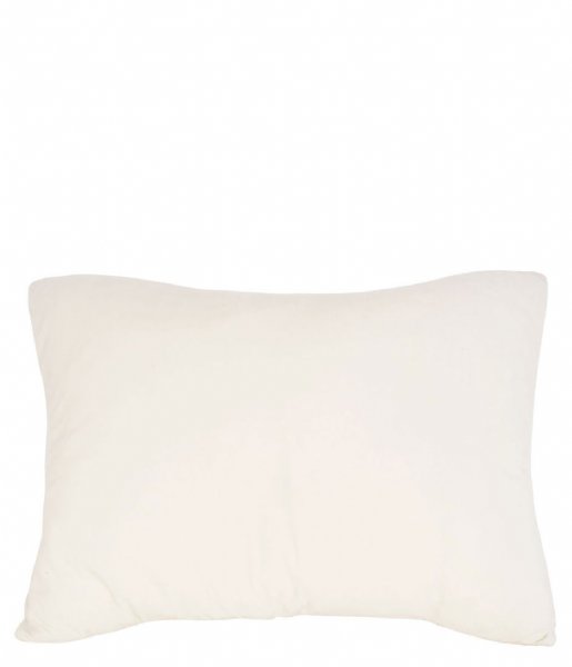 Present Time Poduszkę dekoracyjne Cushion Ribbed velvet Ivory (PT3791WH)