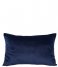 Present Time Poduszkę dekoracyjne Cushion Ribbed Velvet Dark Blue (PT3669)