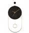 Karlsson  Wall Clock Swing Pendulum Wood Veneer Black (KA5892BK)