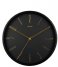 KarlssonWall Clock Belle Numbers Metal Black (KA5898BK)