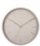 KarlssonWall Clock Belle Numbers Metal Warm Grey (KA5898WG)