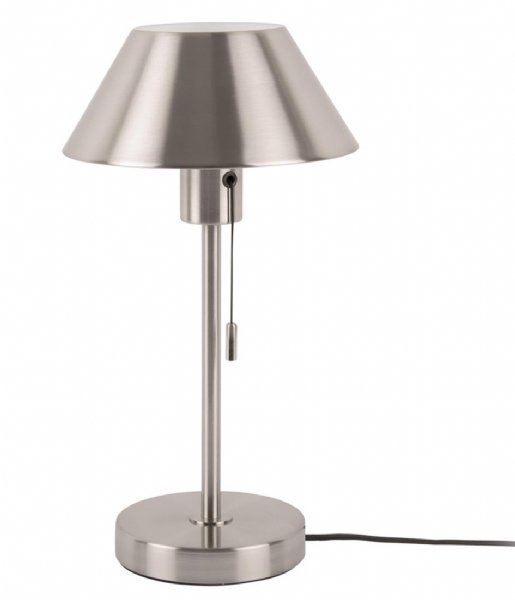Leitmotiv Lampa stołowa Table Lamp Office Retro Nickel Plated (LM2059SI)