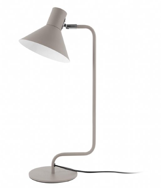 Leitmotiv Lampa stołowa Table Lamp Office Curved Metal Warm Grey (LM2060WG)