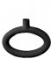 Present TimeVase Ring oval wide polyresin Black (PT3746BK)