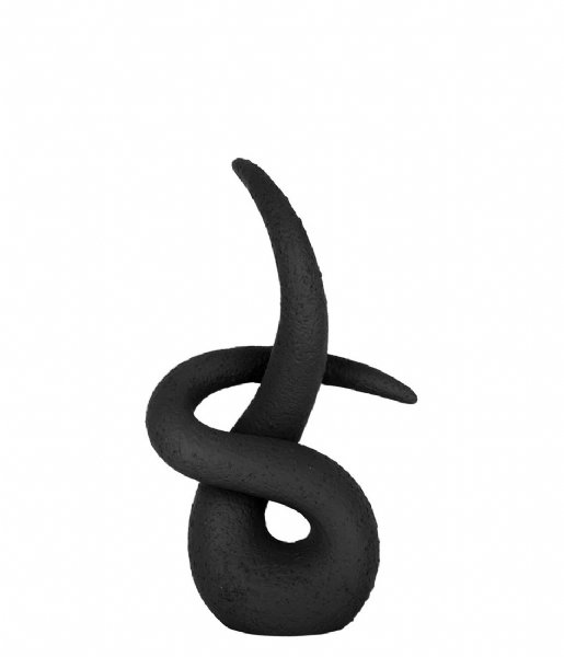 Present Time  Statue Abstract Art Knot polyresin Black (PT3750BK)